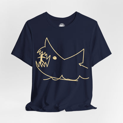 Jaws Shark on Chalkboard (Jaws Shark/Jaws Shirt)