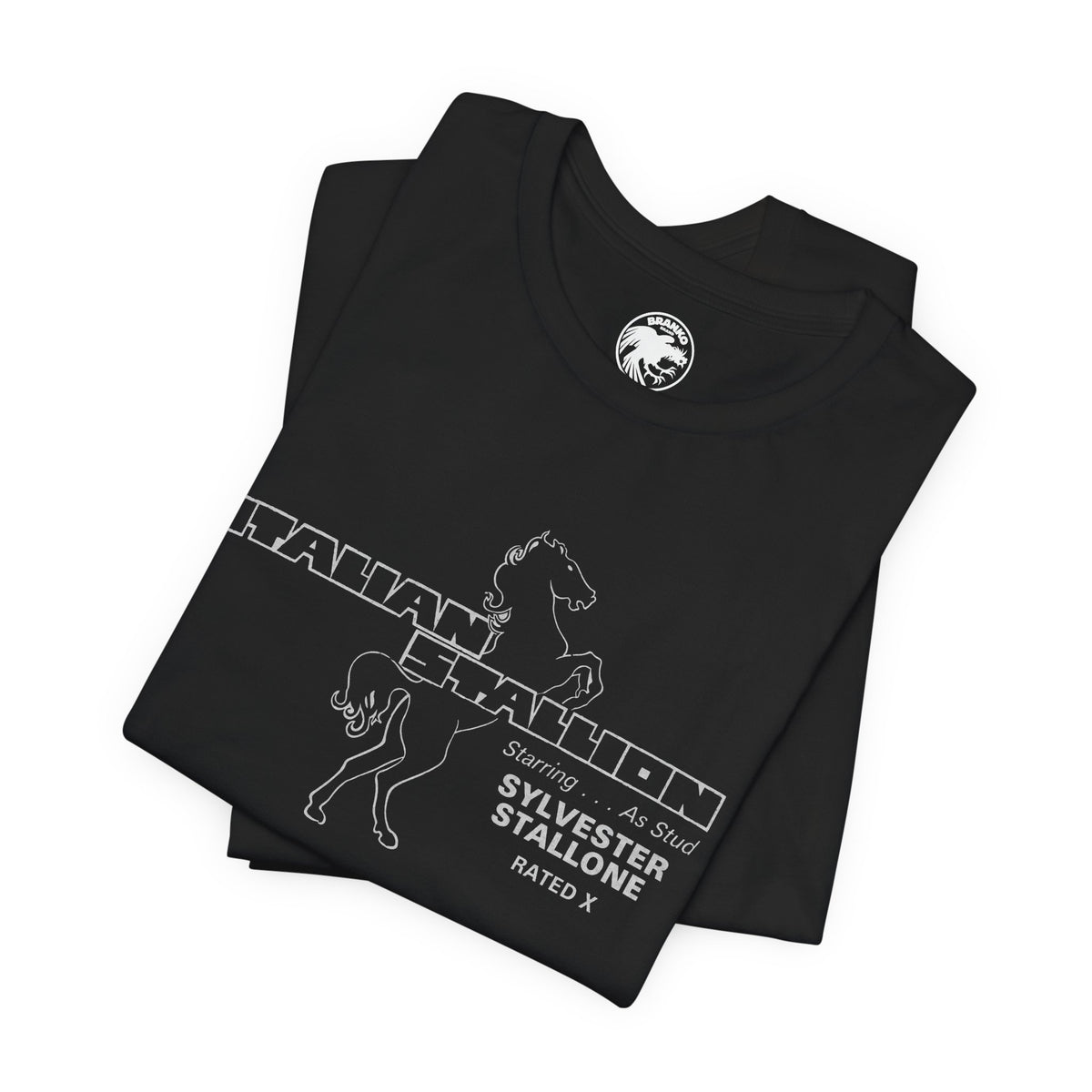 Italian Stallion/The Party at Kitty and Stud's (Replica 70's Promo Tee/Stallone Adult Film)