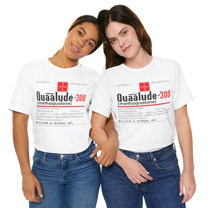 Quaaludes Label (Ludes Label from 70's and Early 80's/Drug Subculture Shirt/Ludes Shirt/Quaaludes Shirt)