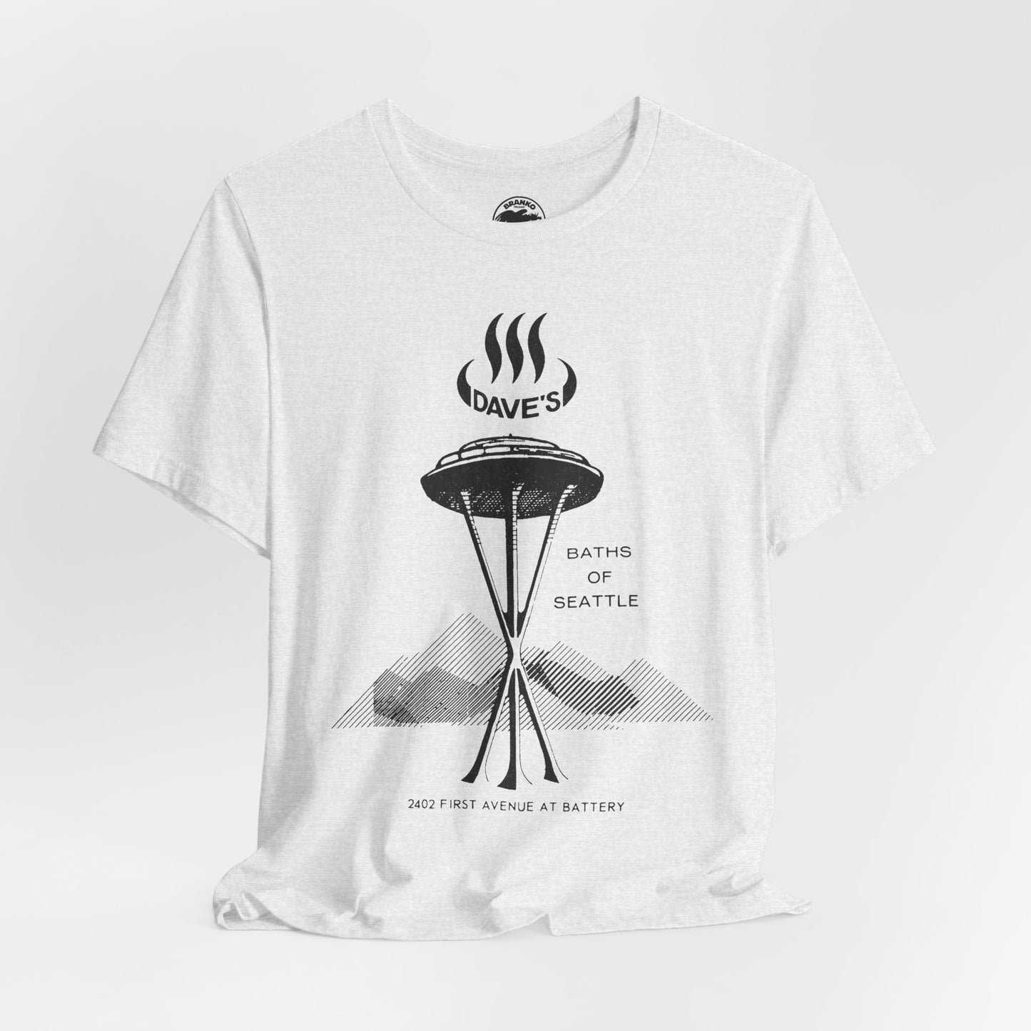 Dave's Baths Seattle (Replica Souvenir T-Shirt from 1971/Gay Bathhouse Chain 70's and 80's)