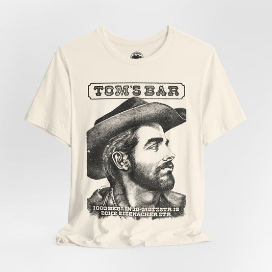 Tom's Bar (Iconic Berlin Germany Gay Bar/Tom of Finland Inspired/1982-2024/Graphic with Vintage Effect)