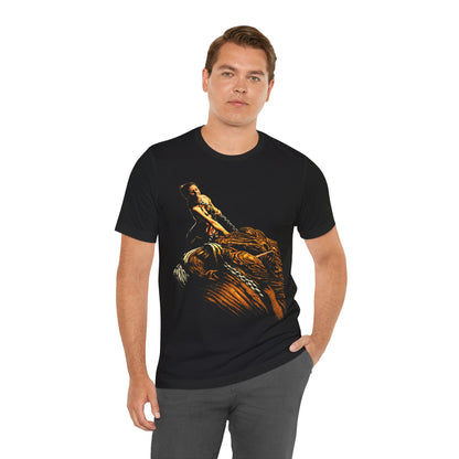 Princess Leia / Jabba Replica Tee (Princess Leia Choking Jabba the Hutt/Fuck the Patriarchy/Star Wars Shirt)