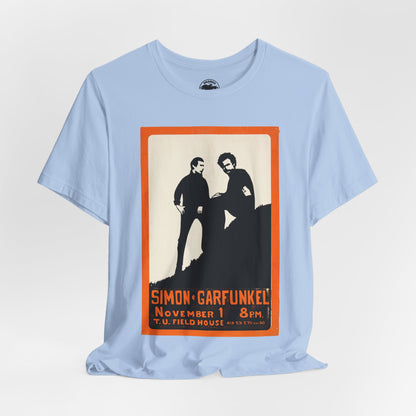 Simon & Garfunkel (Image from silk screened concert poster/mid-60's)