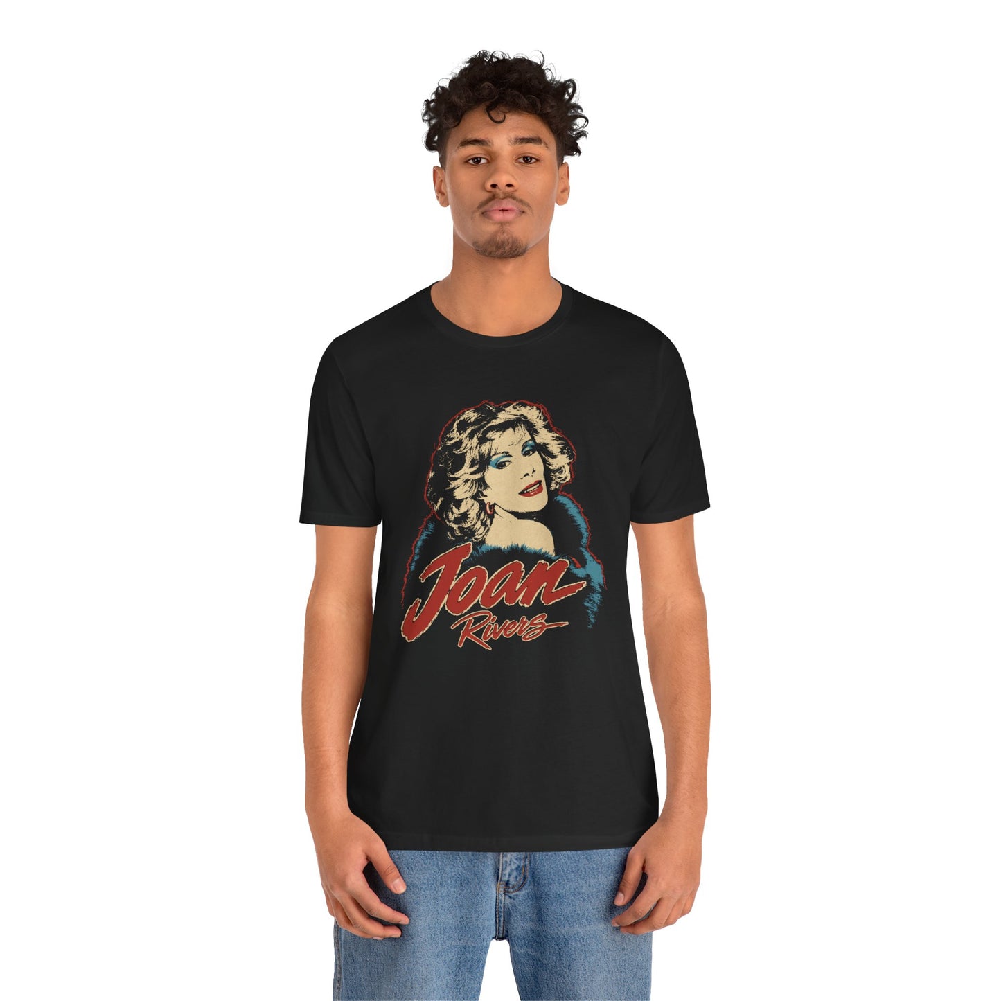 Joan Rivers (80's Rock Tee Style Graphic)