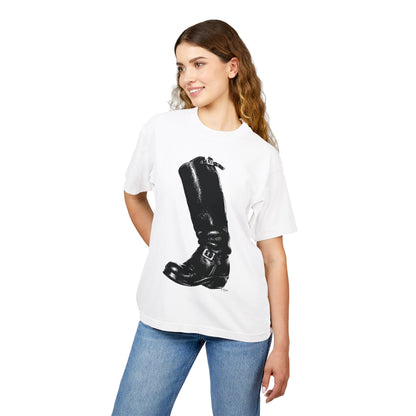 Boot by Bruce Rapp (Special Edition Boxy Heavy Tee/260 GSM/100% Combed Cotton)