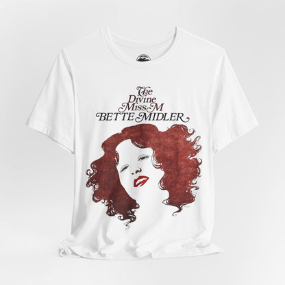 Bette Midler (Replica Diving Miss M Tour Shirt/Graphic with Vintage Print Effect)