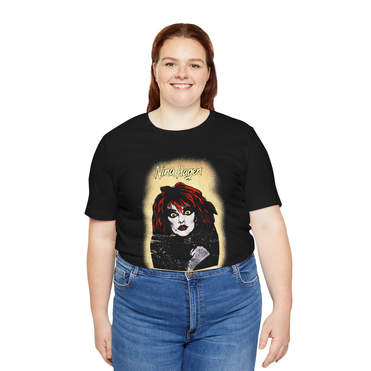 Nina Hagen (Graphic Tee with Vintage Print Effect)