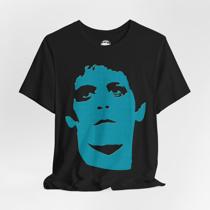Lou Reed (The Blue Mask Artwork with Vintage Print Effect)