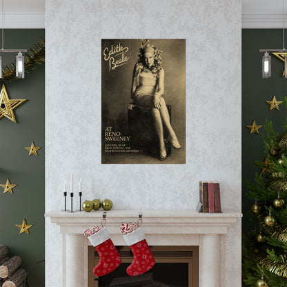 Edith Beale at Reno Sweeney Poster (Restored Reprint from 1978 Appearances)
