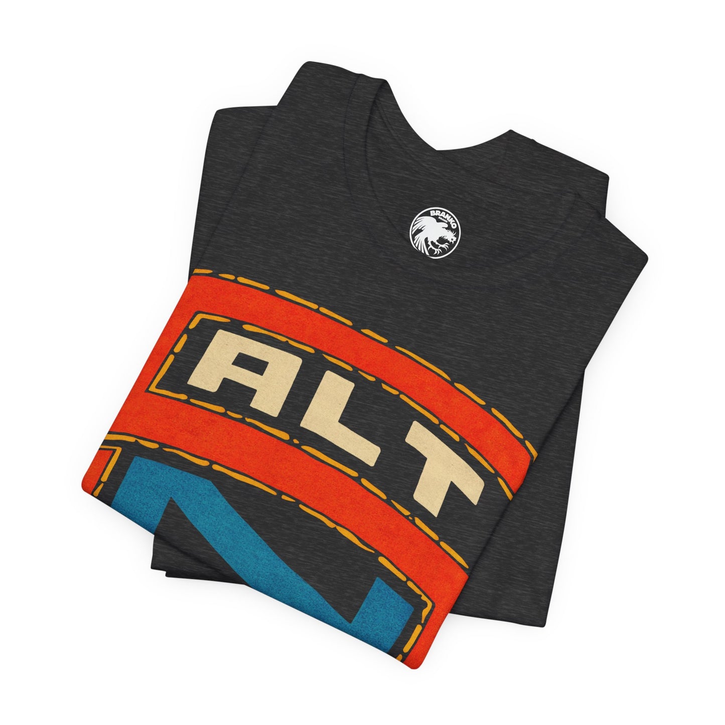 Salt-N-Pepa (Replica Promo T-Shirt/Late ’80s Early ’90s Hip Hop/Oversized Logo with Vintage Print Effect)