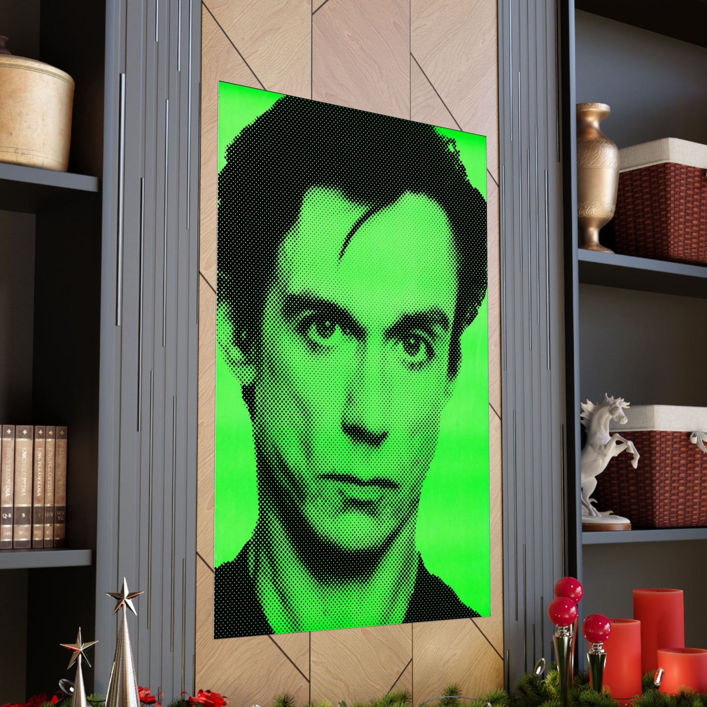 Iggy Pop Poster (Large Graphic Poster with Vintage Print Effect)