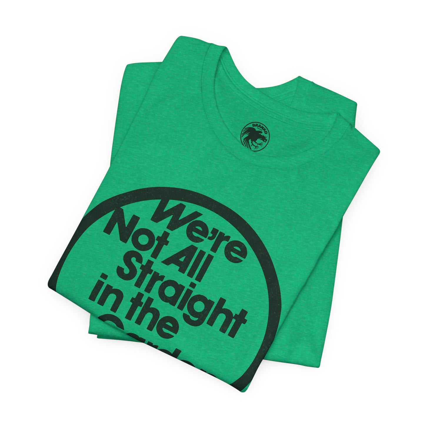We're Not All Straight in the Garden State (Replica 70's Gay Rights Shirt/Gay New Jersey)