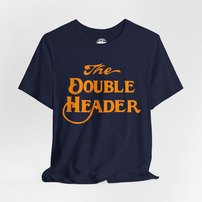 The Double Header (Historic Seattle Gay Bar/1934-2015/Logo with Vintage Print Effect)