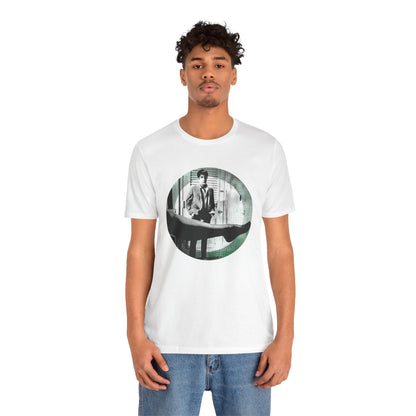 The Graduate (Mod Circle Graphic with Vintage Print Effect/Dustin Hoffman/Anne Bancroft/Mrs. Robinson)