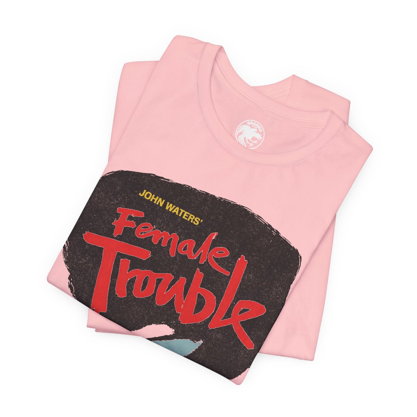 Female Trouble (John Waters/Divine/Graphic with Vintage Trashy Print Effect)