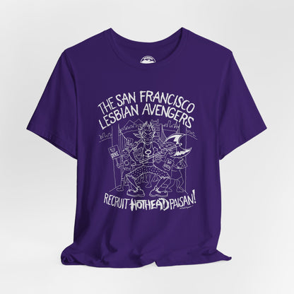 San Francisco Lesbian Avengers (Replica Protest Shirt/Mid-90's)