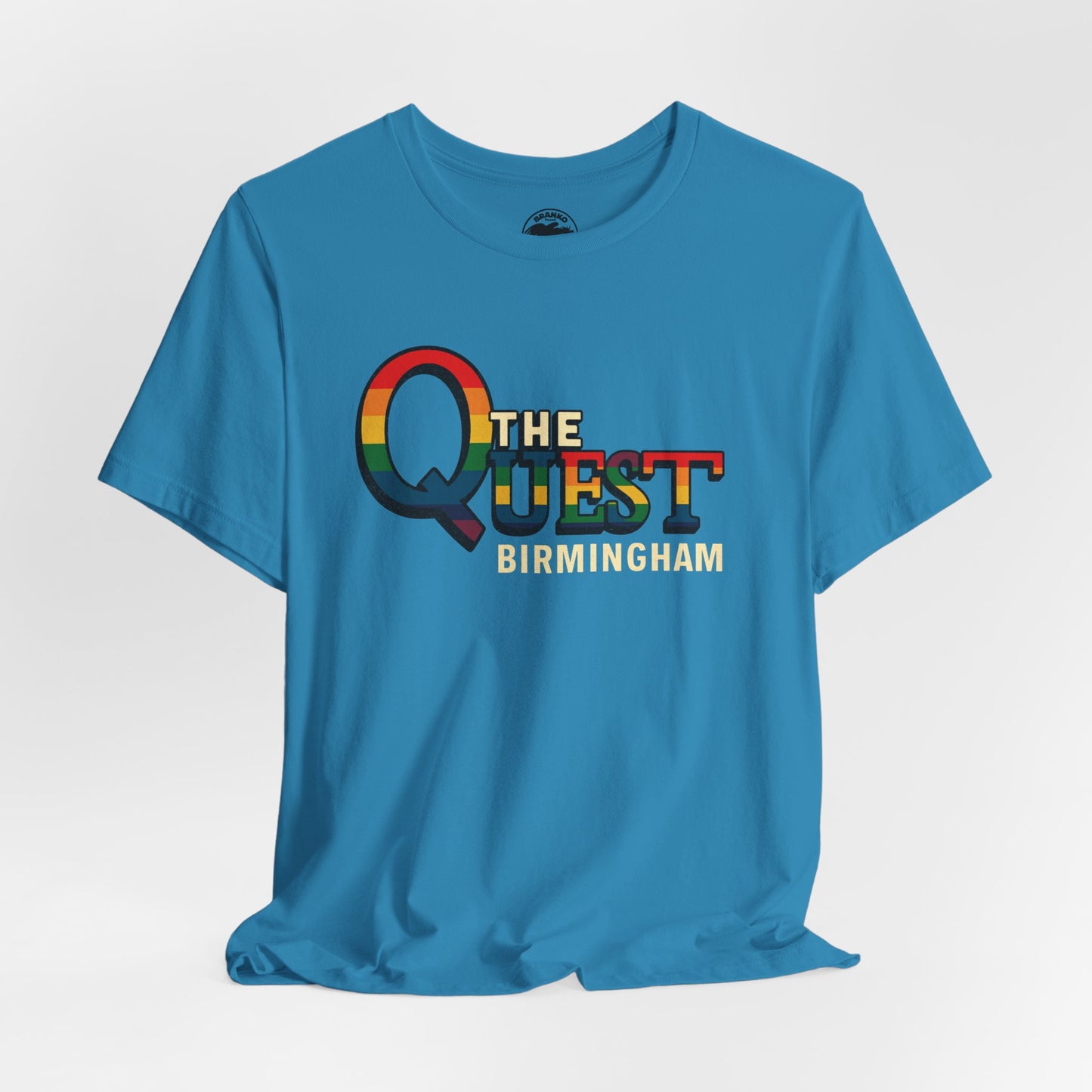 The Quest (Birmingham Alabama Gay Club/1977-2022/Replica Wall Mural Logo with Vintage Print Effect)