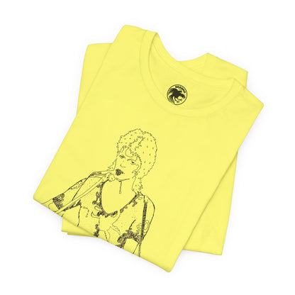David Bowie (Ziggy Stardust Illustration from Spiders from Mars Tour/David Bowie Shirt)
