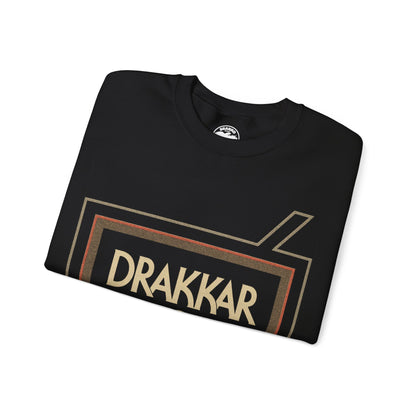 Drakkar Noir Sweatshirt (Oversized Logo with Vintage Print Effect)