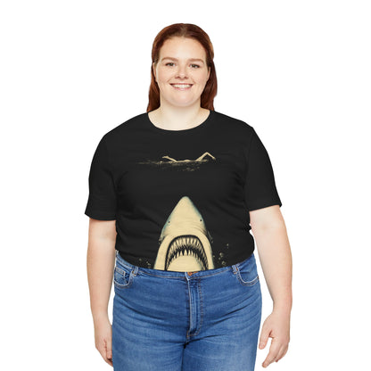 Jaws ( 1974 Book Cover Artwork by John Holmes/Jaws Shirt)
