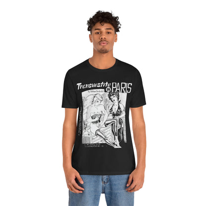 Transvestite in Paris (60's Gay Pulp Cover Artwork by Gene Bilbrew)