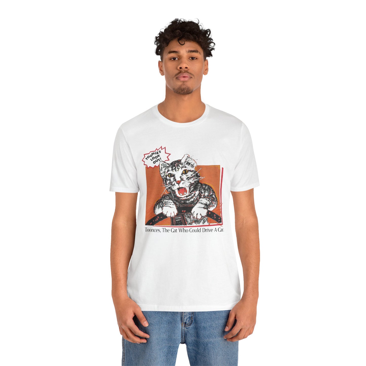 Toonces the Driving Cat (Replica SNL Promo Tee/Late 80's Early 90's)