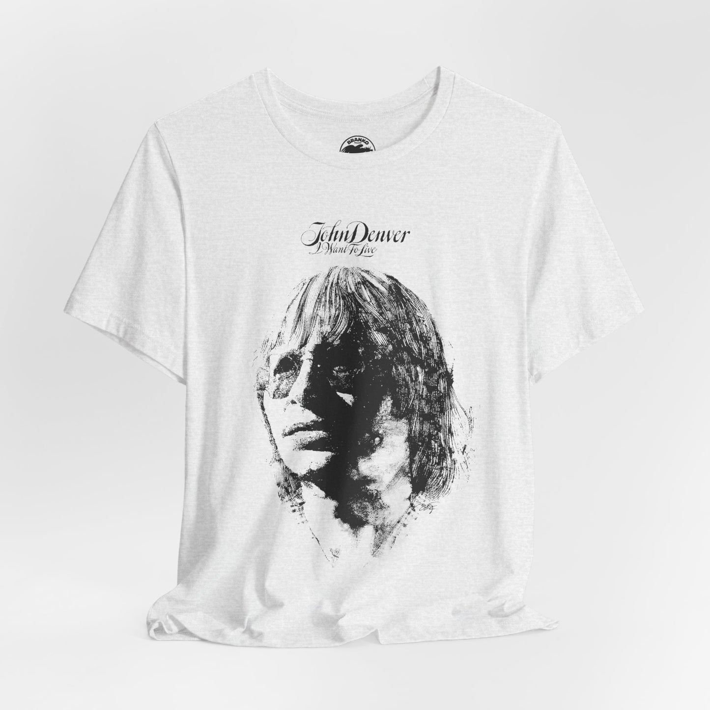 John Denver (Oversized I Want to Live Graphic Promo Tee)