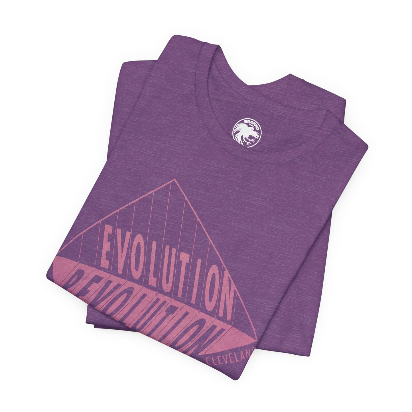 1992 Cleveland Pride (Replica Lesbian, Gay and Bi Pride Shirt/Cleveland Gay Pride/Evolution Revolution)