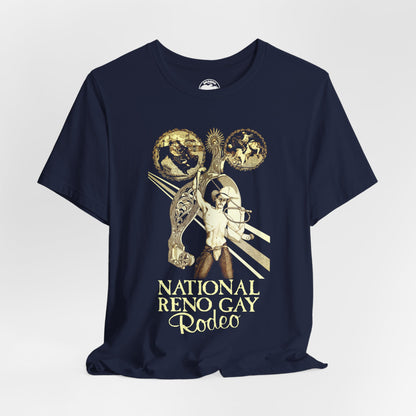 National Reno Gay Rodeo (Replica 80's Souvenir Shirt/Gay Cowboys)