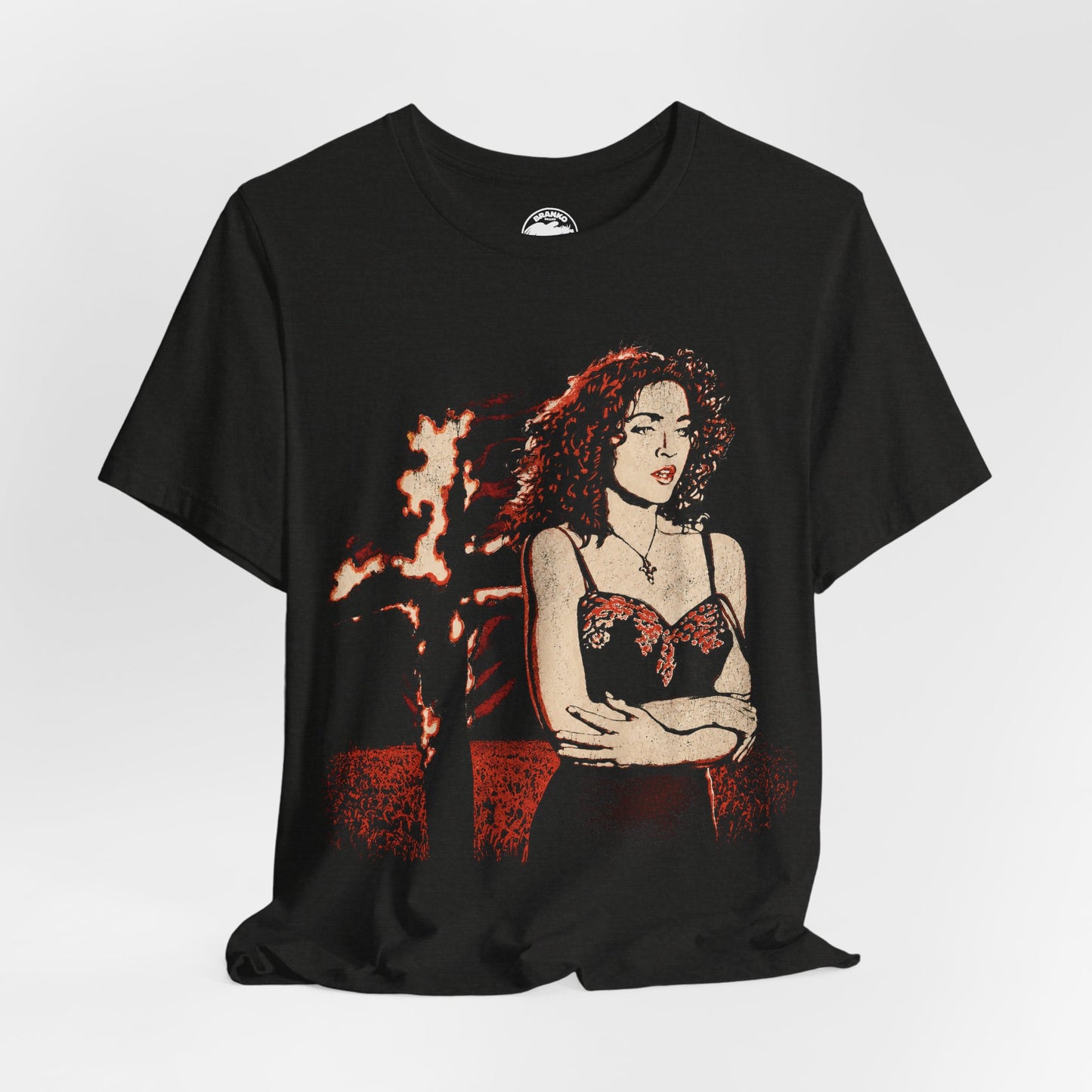 Madonna (Replica 1989 Like a Prayer Promo Tee/Graphic with Vintage Plastisol Effect)