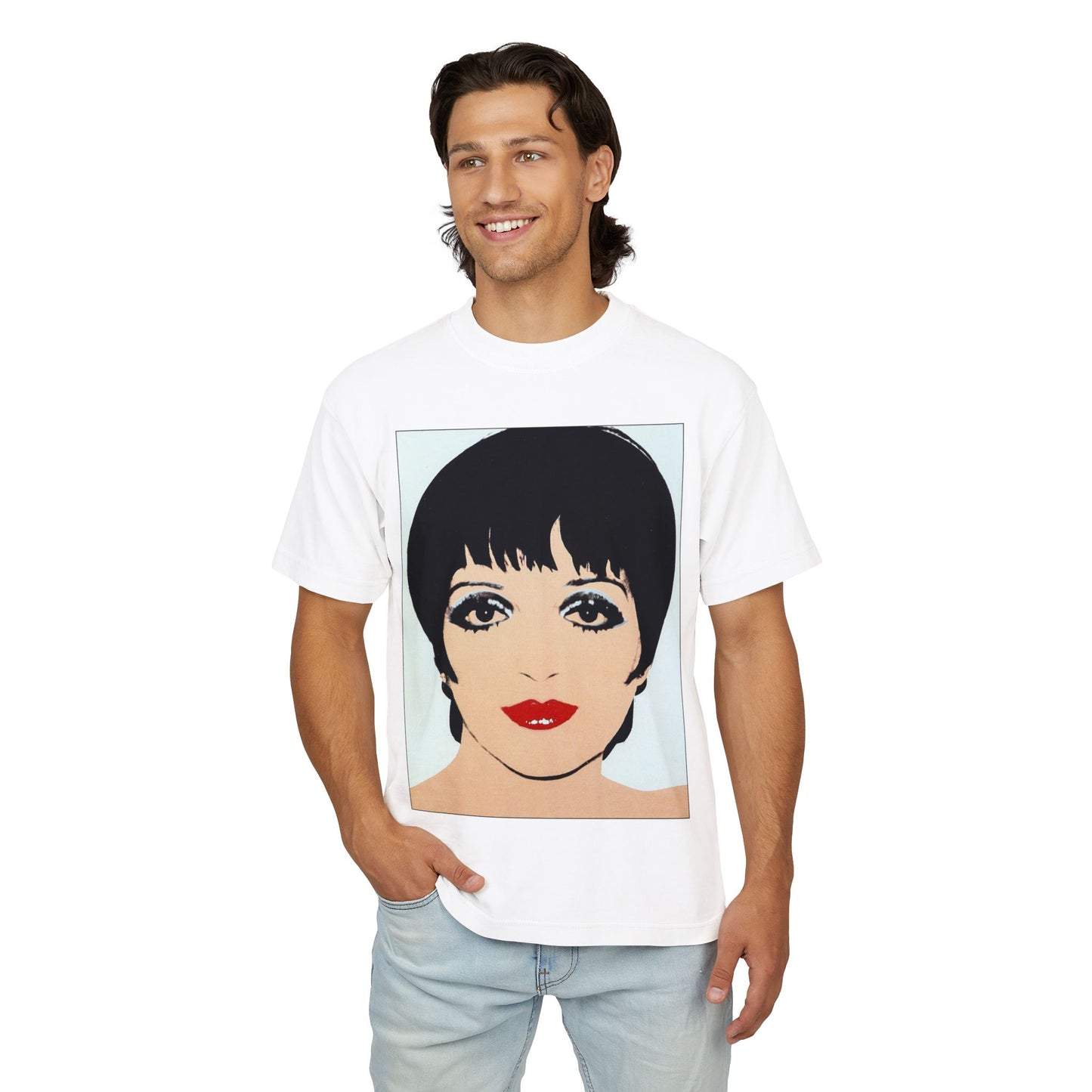 Liza Minnelli (Special Edition Boxy Heavy Tee/260 GSM/100% Combed Cotton/Andy Warhol Lithograph/1979))