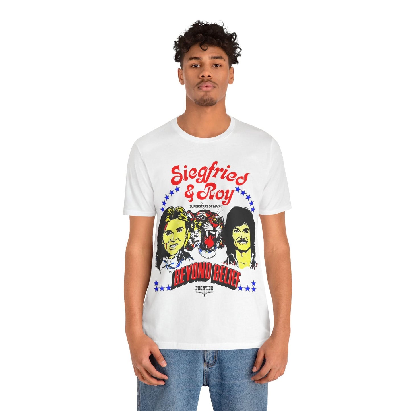 Siegfried & Roy (Replica Early 80's Souvenir Shirt/Beyond Belief/Frontier in Las Vegas)