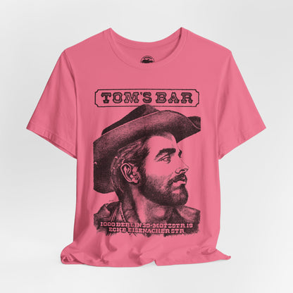 Tom's Bar (Iconic Berlin Germany Gay Bar/Tom of Finland Inspired/1982-2024/Graphic with Vintage Effect)