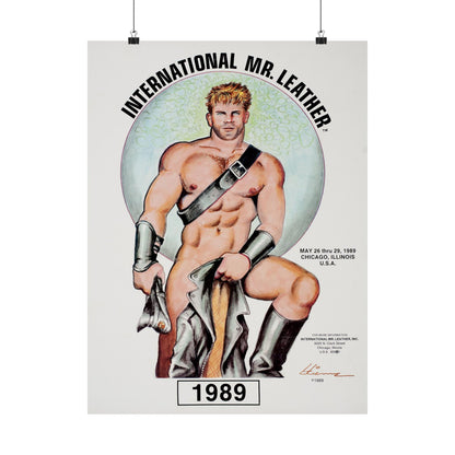 1989 International Mr. Leather Poster Reprint