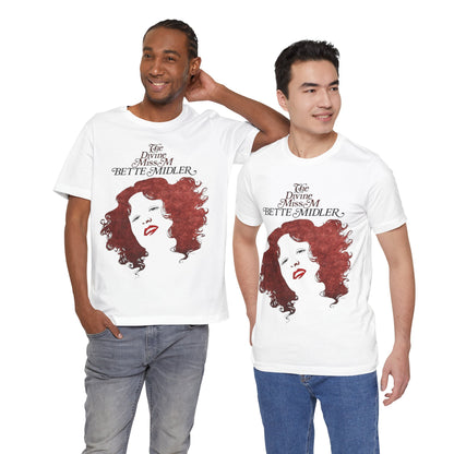 Bette Midler (Replica Diving Miss M Tour Shirt/Graphic with Vintage Print Effect)