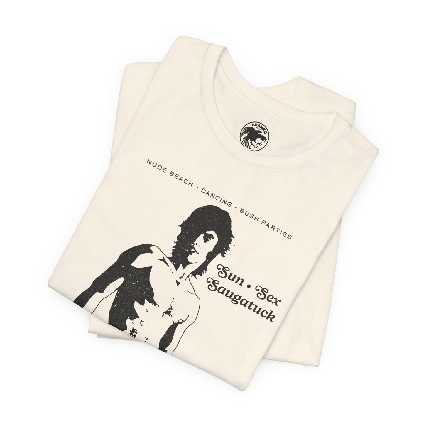 Saugatuck Lodges (Replica Souvenir T-Shirt/Michigan Gay Resort/60's to 80's)