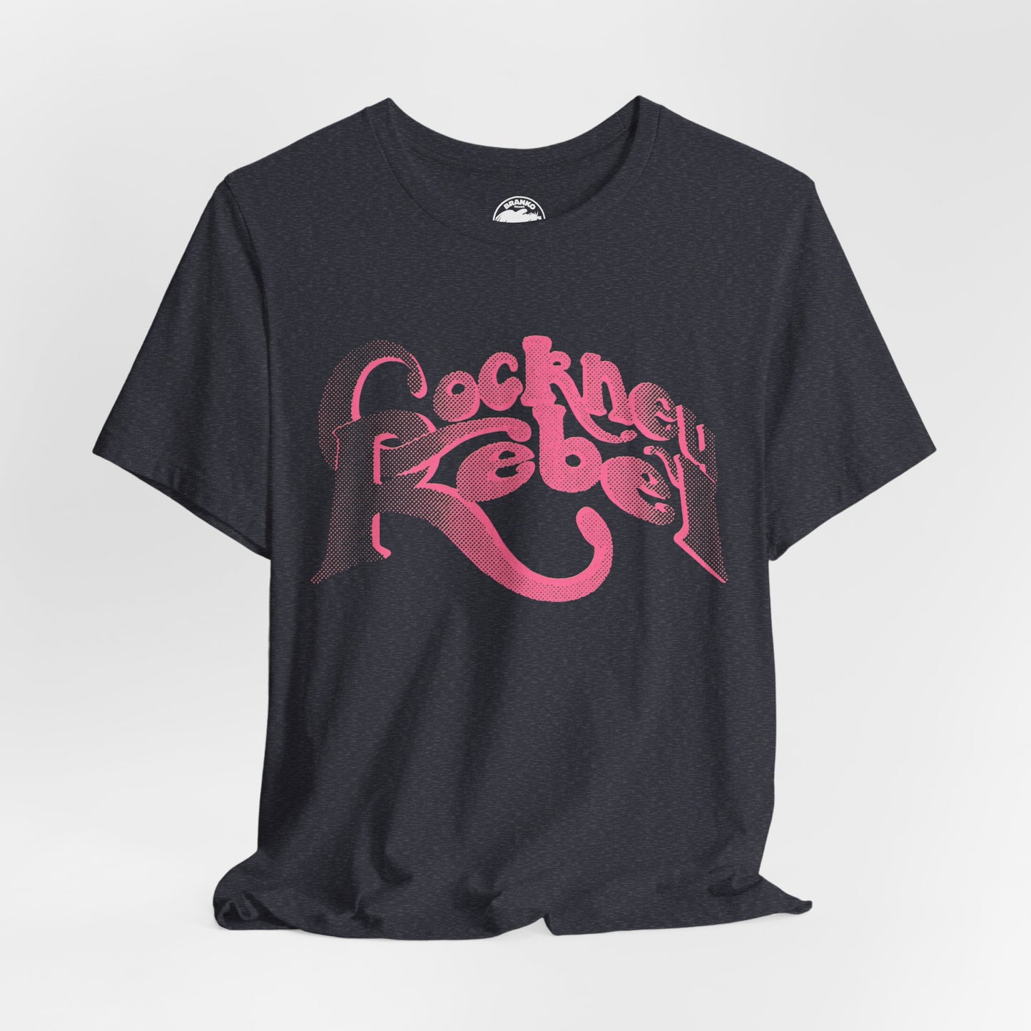 Cockney Rebel (Replica 70's Promo Shirt/Pink Graphic with Vintage Print Effect/Steve Harley & Cockney Rebel Shirt)