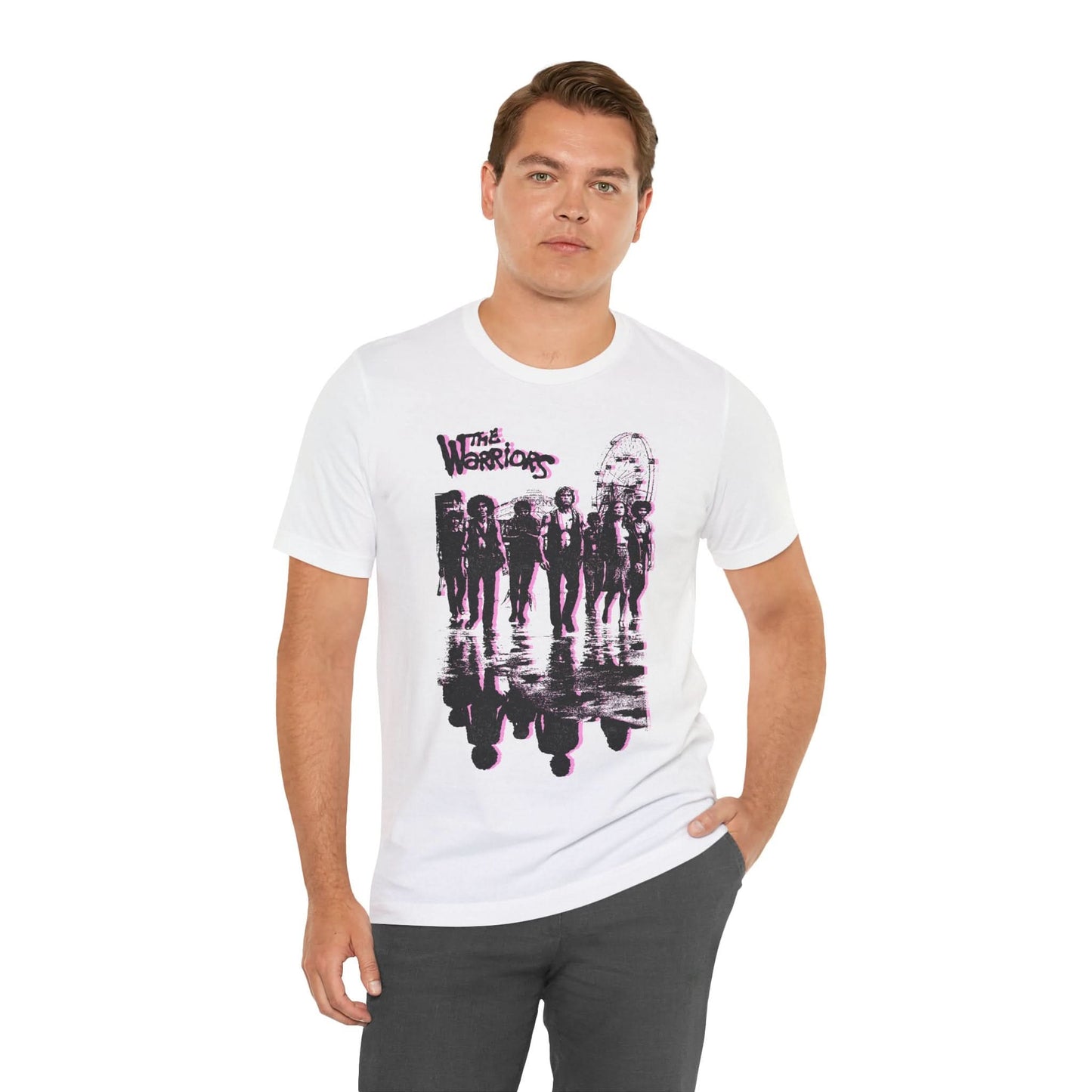 The Warriors (Graphic with Vintage Print Effect/1979/Walter Hill/David Shaber/The Warriors Movie Shirt)