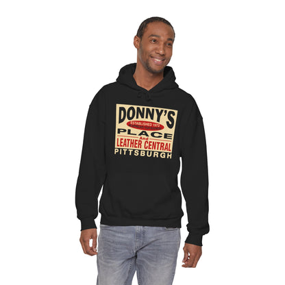 Donny's Place and Leather Central Hoodie (Iconic Pittsburgh Gay Bar/1973-2022)