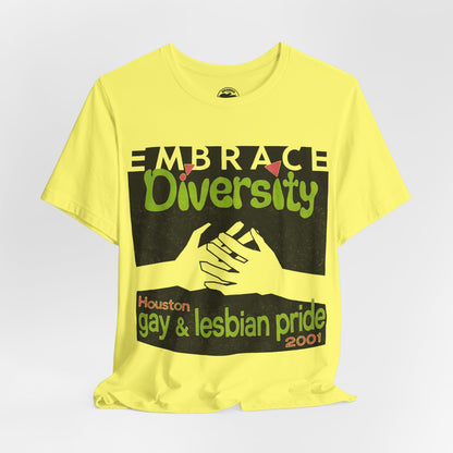 2001 Houston Gay & Lesbian Pride (Replica Promo Tee/Pride Month Shirt)