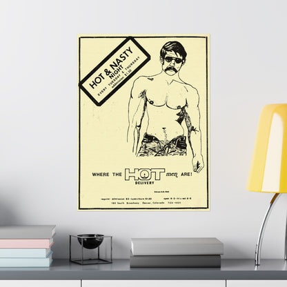 Hot Delivery Poster (Denver Private Glory Hole Club/70's and 80's)