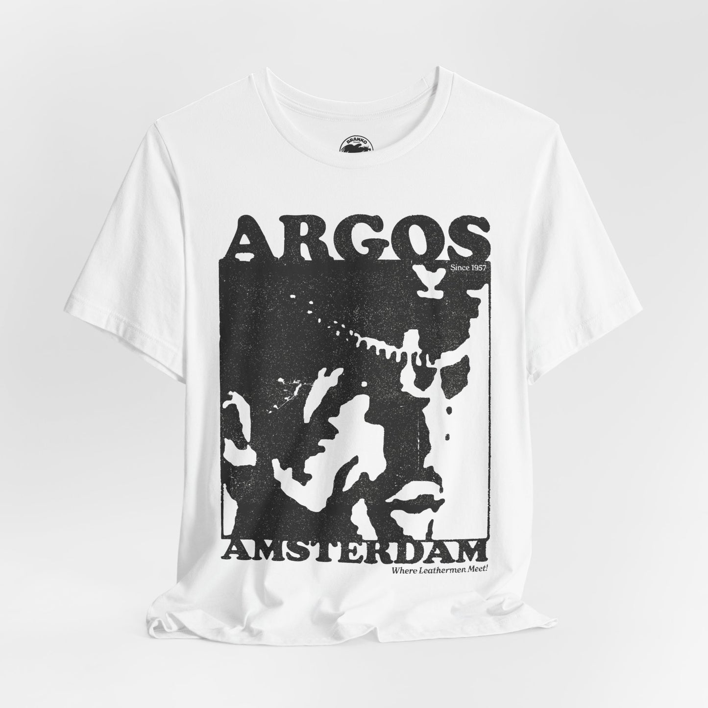 Argos (Iconic Amsterdam Leather Bar 1957-2015/Where Leathermen Meet/Logo with Vintage Effect)