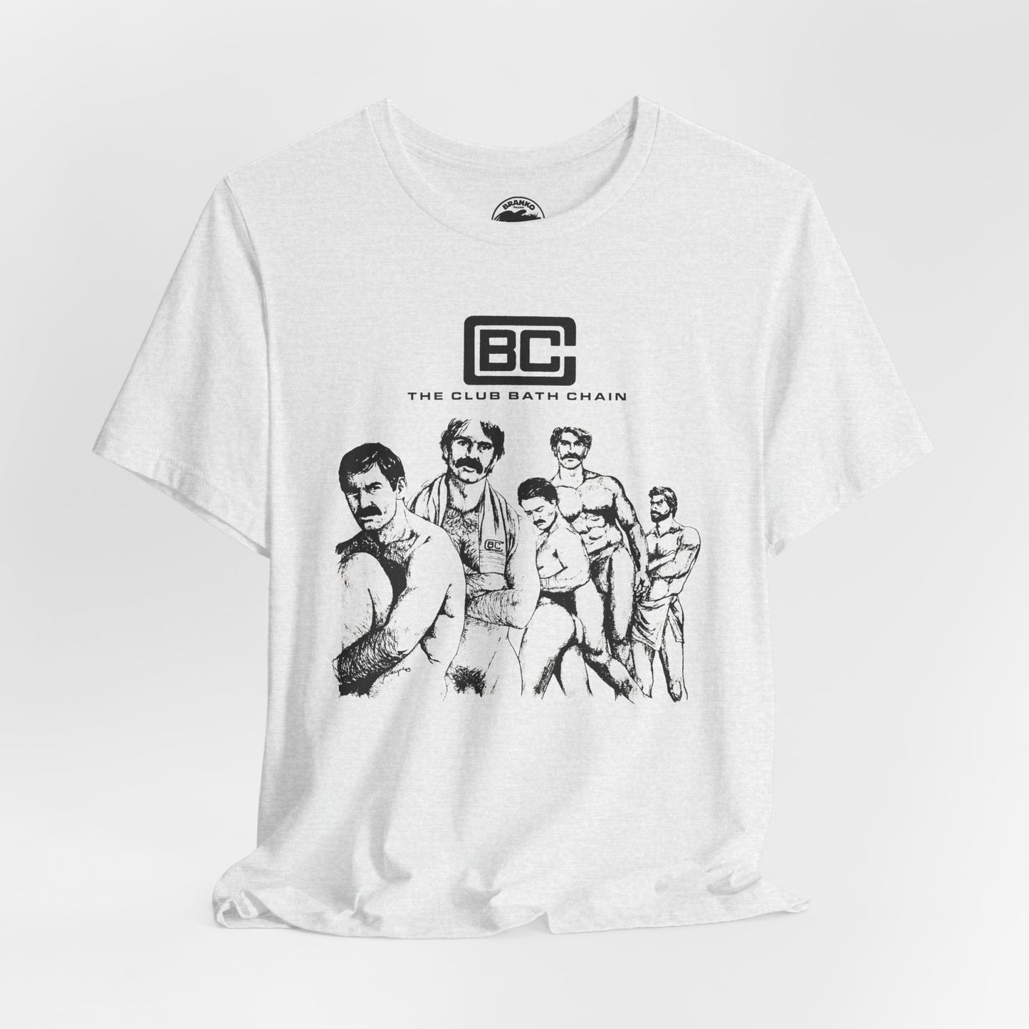 The Club Bath Chain (Replica 70's Souvenir T-Shirt/Gay Bathhouse Chain)