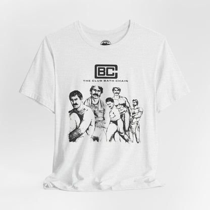 The Club Bath Chain (Replica 70's Souvenir T-Shirt/Gay Bathhouse Chain)