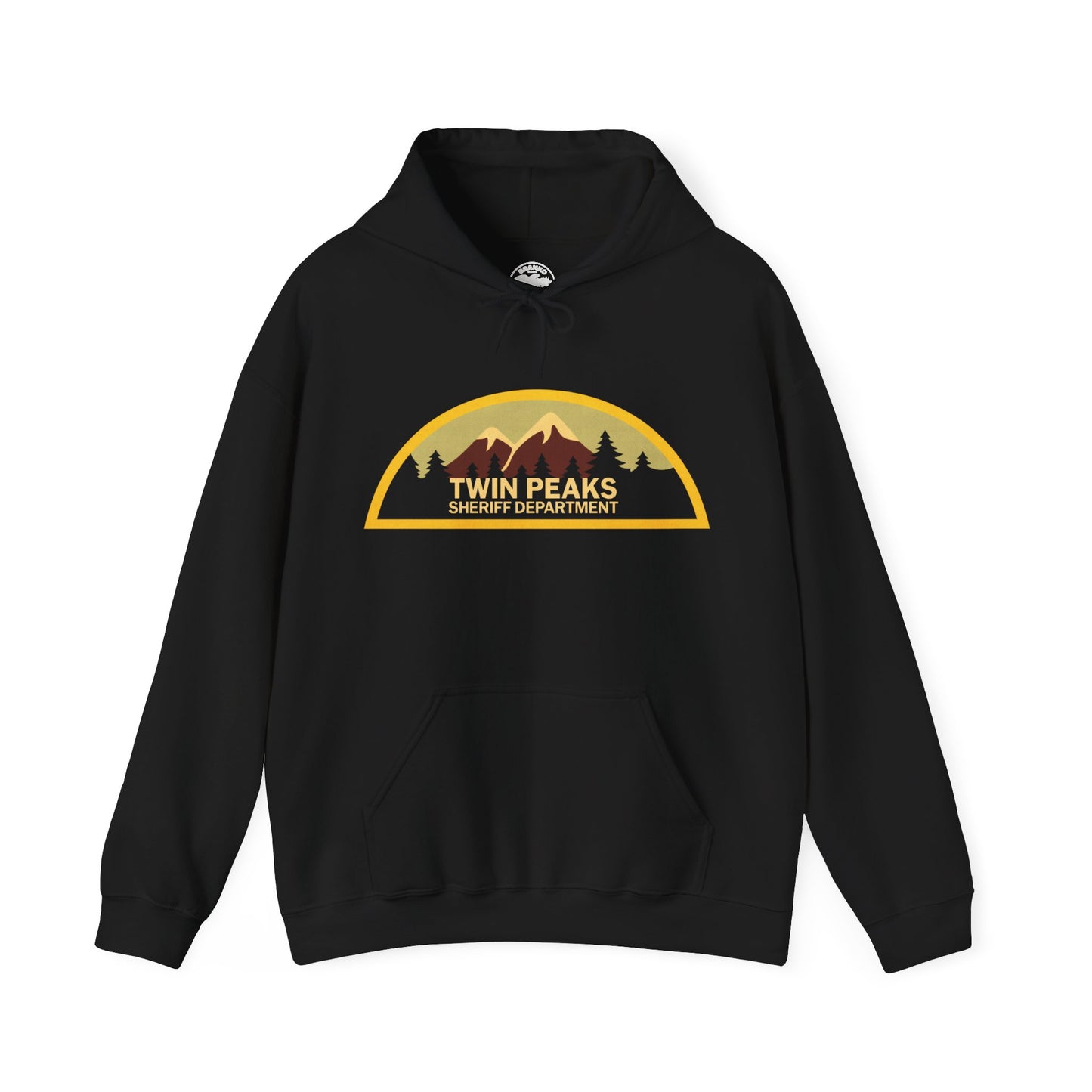 Twin Peaks Sheriff Department Hoodie (Logo with Vintage Print Effect/Twin Peaks Shirt)