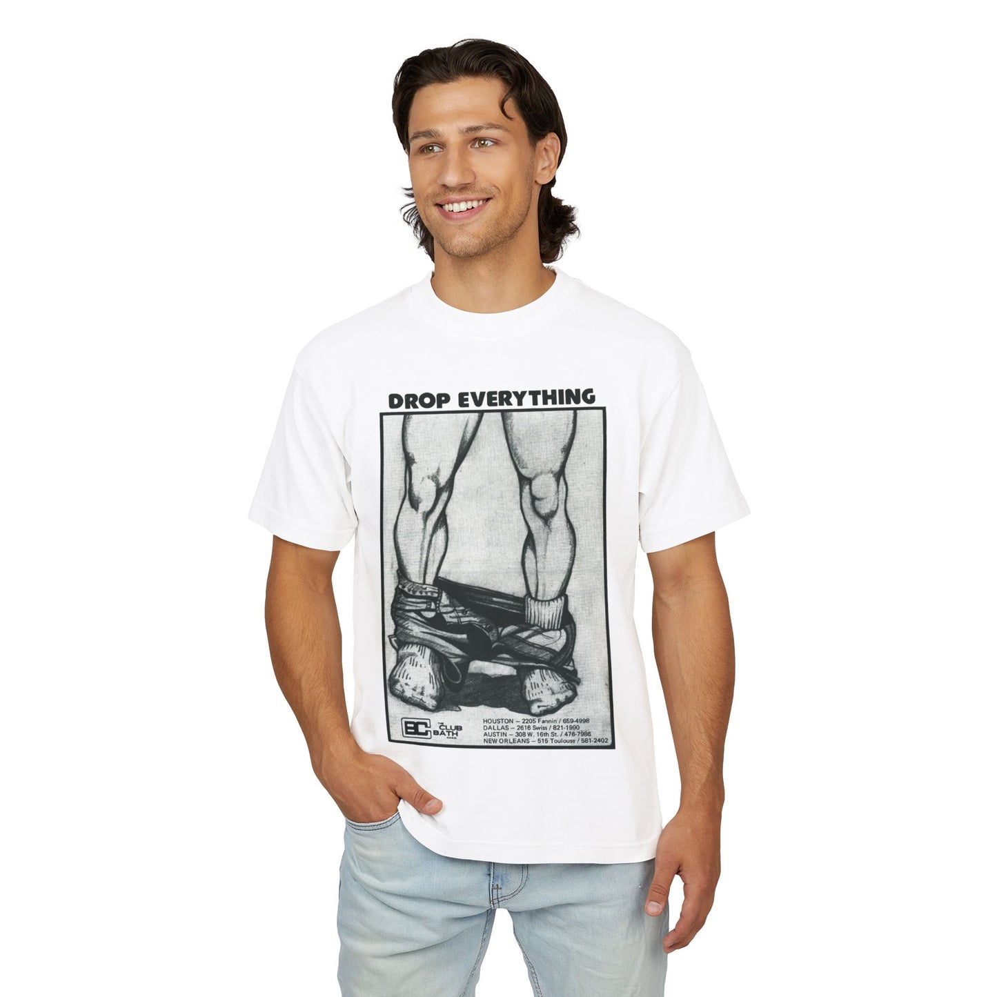 Club Bath Chain (Special Edition Boxy Heavy Tee/260 GSM/100% Combed Cotton)
