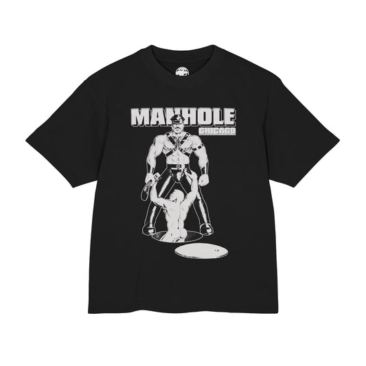 Manhole Chicago (Special Edition Boxy Heavy Tee/260 GSM/100% Combed Cotton)