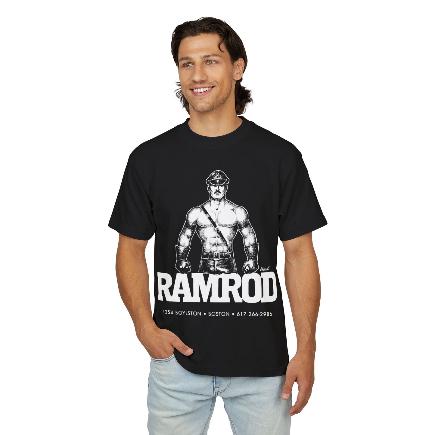 Ramrod Boston (Special Edition Boxy Heavy Tee/260 GSM/100% Combed Cotton)