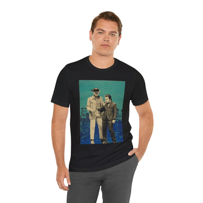 Midnight Cowboy (Graphic with Vintage Print Effect/Joe Buck and Ratso Rizzo/Midnight Cowboy Shirt)