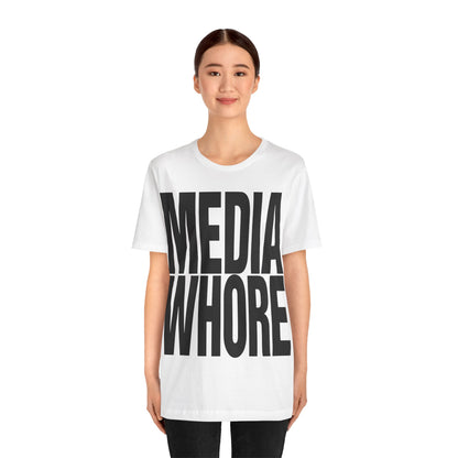 Media Whore (Katharine Hamnett Style Oversized Graphic)